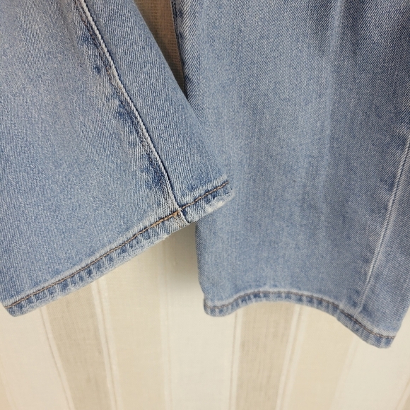American Eagle High Rise Mom Jeans Blue Size 14 - Picture 2 of 11